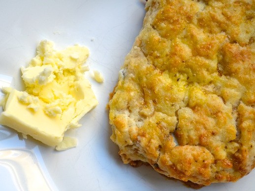 Blue cheese and caramelized onion scones