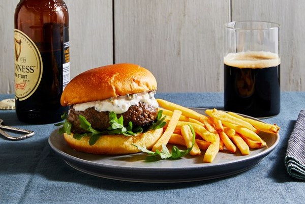 Blue cheese burger 