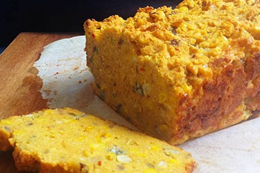 Blue cheese cornbread