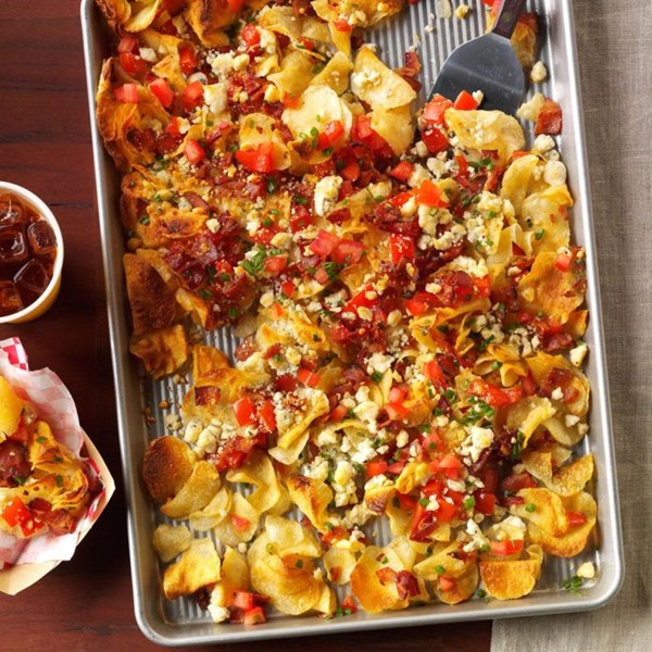 Blue cheese potato chips