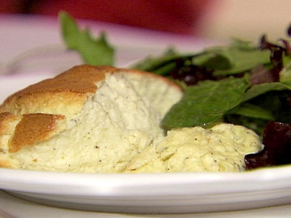 Blue cheese soufflé
