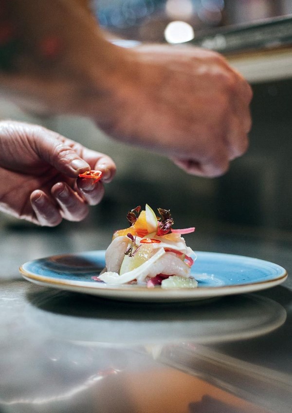 Blue cod & citrus ceviche
