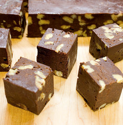 Blue-ribbon fudge