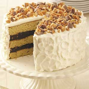 Blue-ribbon peanut butter torte