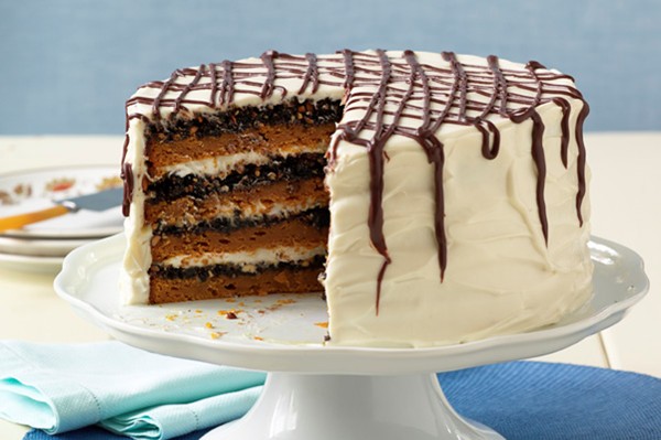 Blue Ribbon pumpkin cake