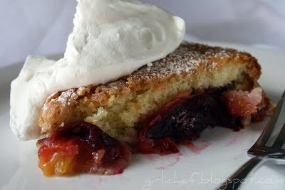 Blue sugar plum cake