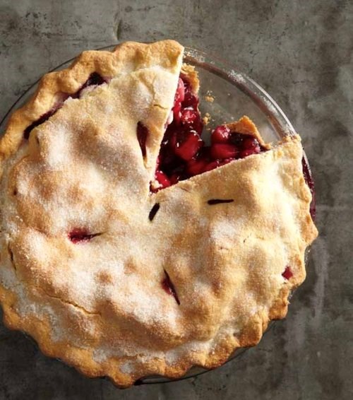 Blueberry & apple pie
