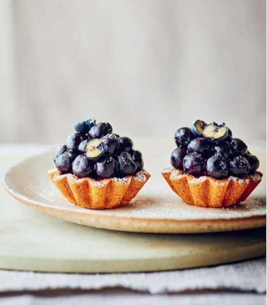 Blueberry & kirsch tartlets