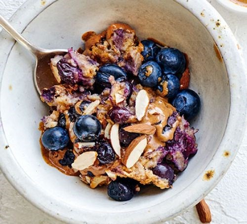 Blueberry & nut oak bake