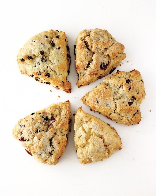Blueberry-almond scones