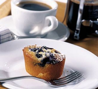 Blueberry and lemon friands