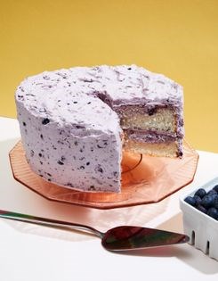 Blueberry angel food dream