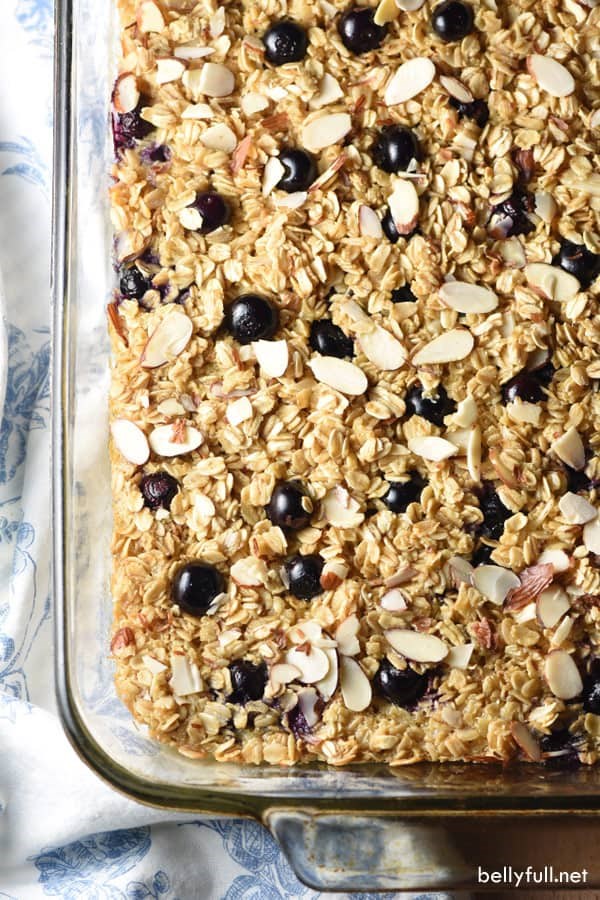 Blueberry baked oatmeal