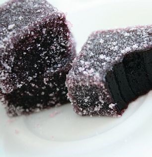 Blueberry-beet patés de fruit