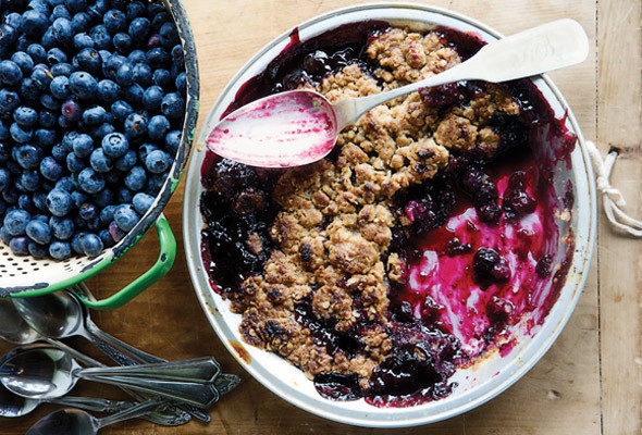 Blueberry belle crunch
