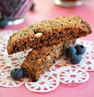 Blueberry biscotti