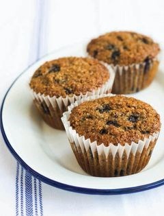 Blueberry bran muffins