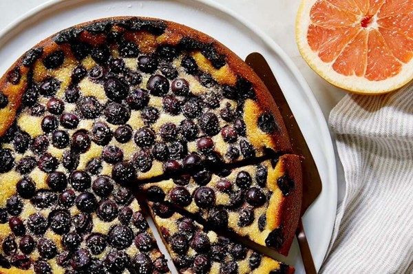Blueberry breakfast cake