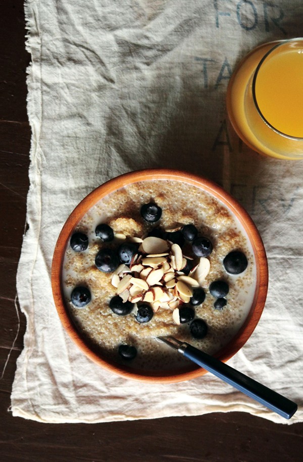 Blueberry breakfast quinoa