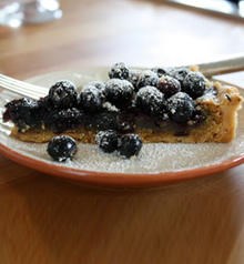 Blueberry brown butter tart