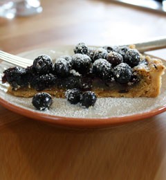 Blueberry brown butter tart