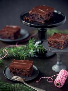 Blueberry brownies