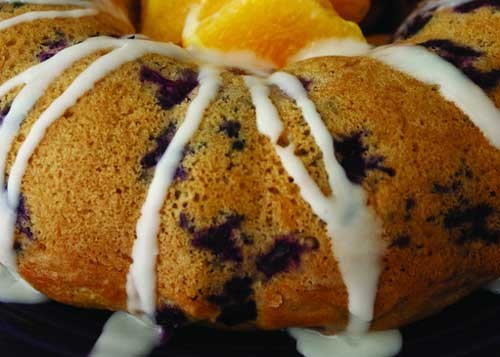 Blueberry bundt cake