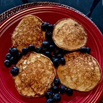 Blueberry buttermilk pancakes