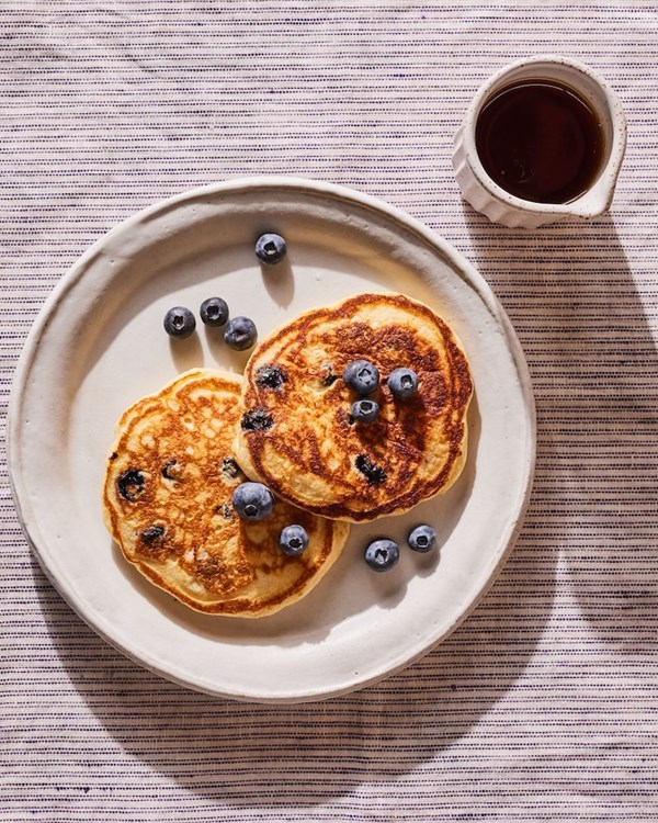 Blueberry buttermilk pancakes