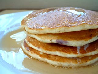 Blueberry buttermilk pancakes
