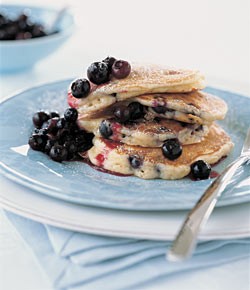 Blueberry buttermilk pancakes