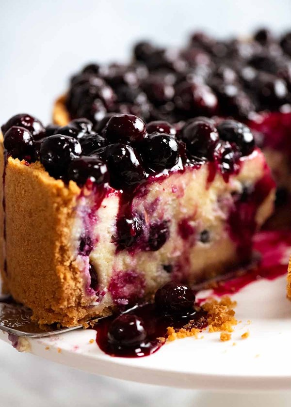 Blueberry cheesecake