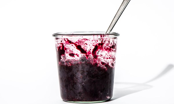 Blueberry-chia seed jam