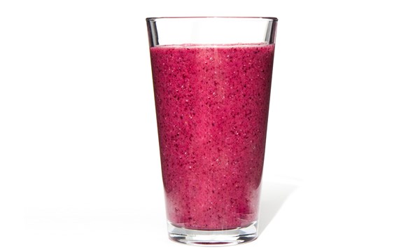 Blueberry-chia smoothie