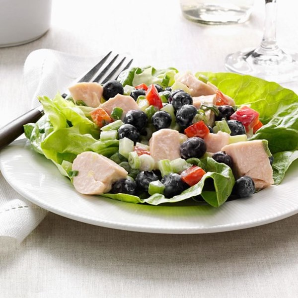 Blueberry chicken salad