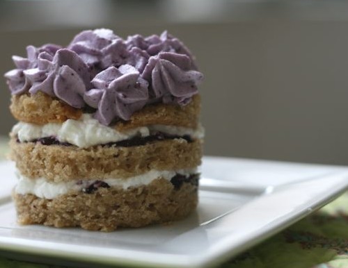 Blueberry cinnamon cakes