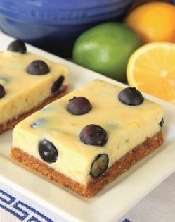Blueberry citrus bars