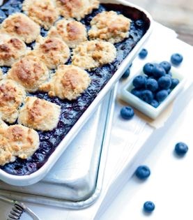 Blueberry cobbler