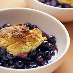 Blueberry cobbler
