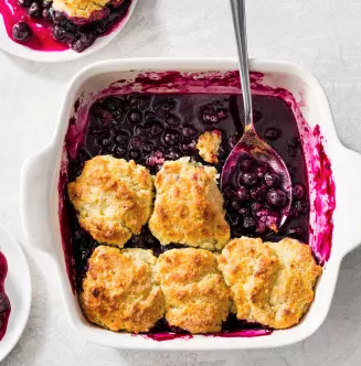 Blueberry cobbler