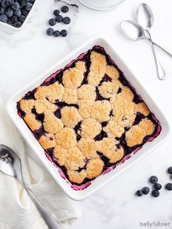 Blueberry cobbler