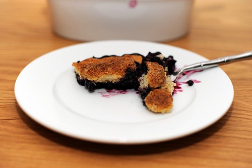 Blueberry cobbler