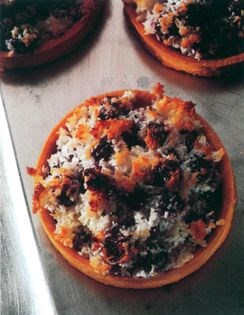 Blueberry-coconut tart