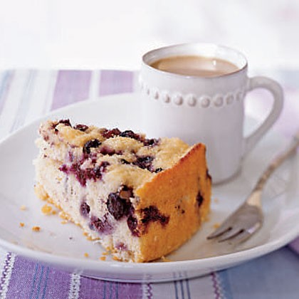 Blueberry coffee cake