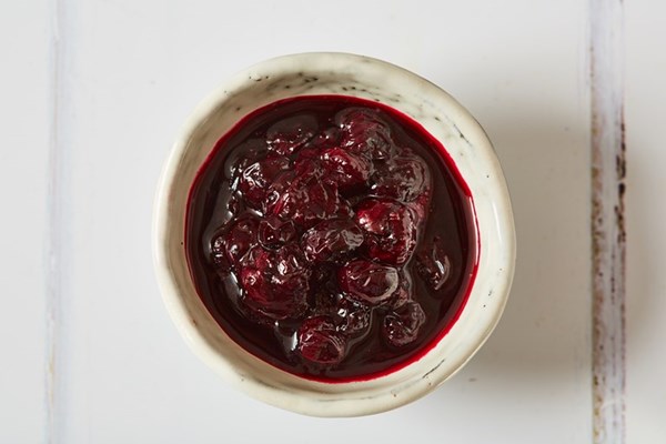 Blueberry compote