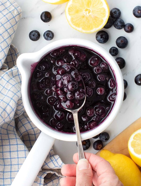 Blueberry compote