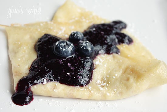 Blueberry compote
