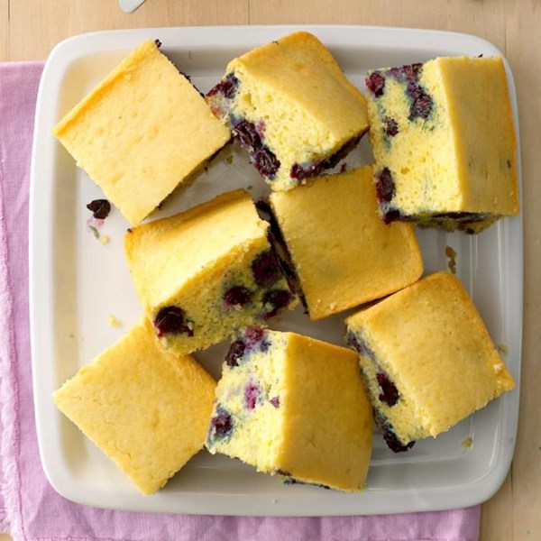 Blueberry corn bread 