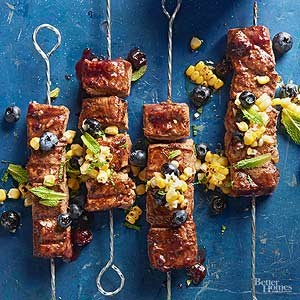 Blueberry corn salad