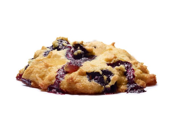 Blueberry-corn tops